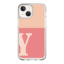 Slim Protection Case［ Original - initial two tone - Y pink ］