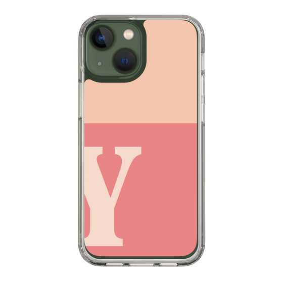 Slim Protection Case［ Original - initial two tone - Y pink ］