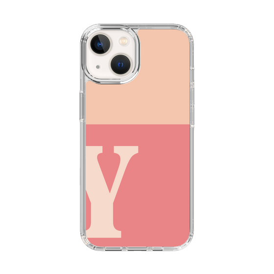 Slim Protection Case［ Original - initial two tone - Y pink ］
