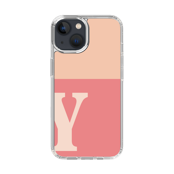 Slim Protection Case［ Original - initial two tone - Y pink ］