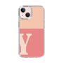 Slim Protection Case［ Original - initial two tone - Y pink ］