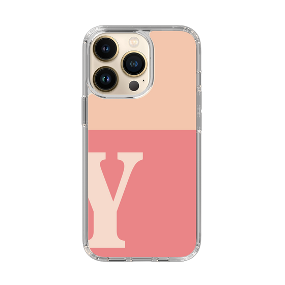 Slim Protection Case［ Original - initial two tone - Y pink ］