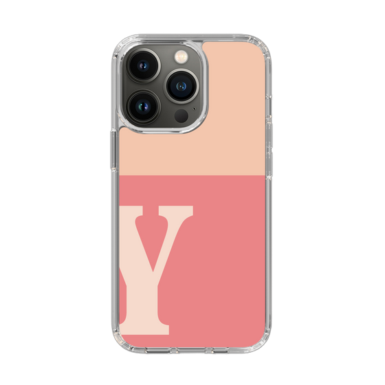 Slim Protection Case［ Original - initial two tone - Y pink ］