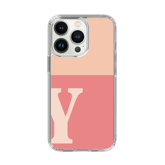 Slim Protection Case［ Original - initial two tone - Y pink ］