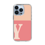 Slim Protection Case［ Original - initial two tone - Y pink ］