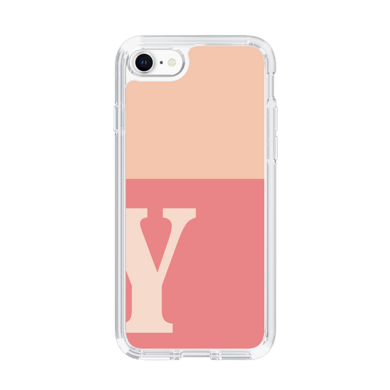 Slim Protection Case［ Original - initial two tone - Y pink ］