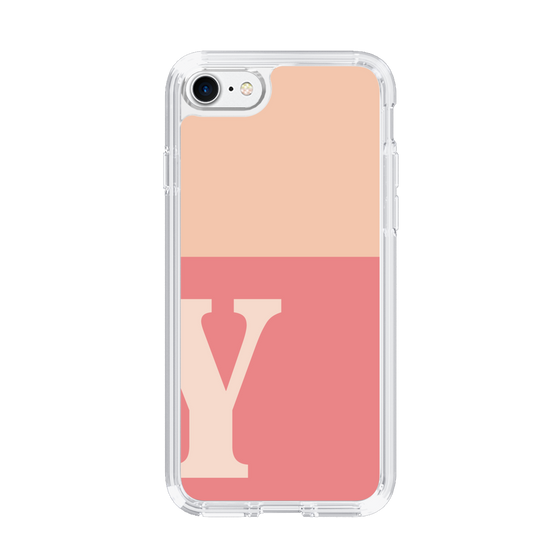 Slim Protection Case［ Original - initial two tone - Y pink ］
