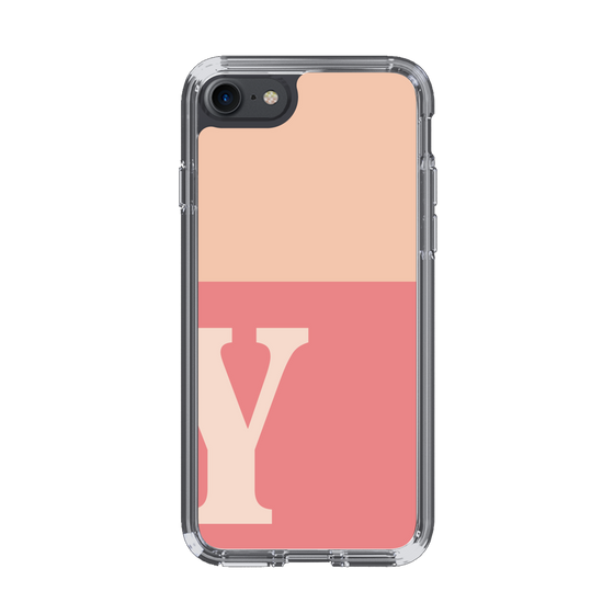 Slim Protection Case［ Original - initial two tone - Y pink ］