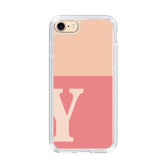 Slim Protection Case［ Original - initial two tone - Y pink ］