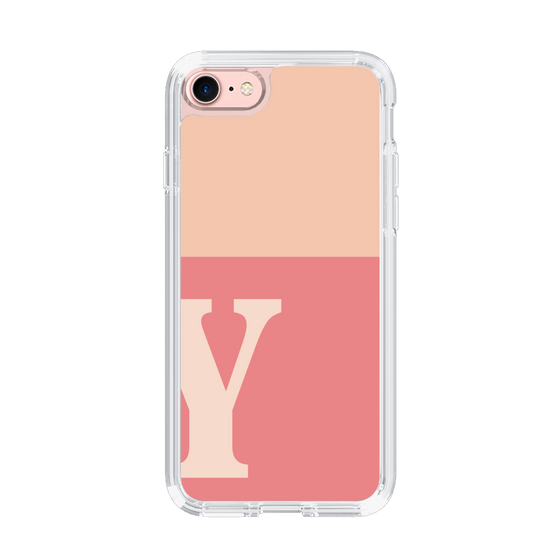 Slim Protection Case［ Original - initial two tone - Y pink ］