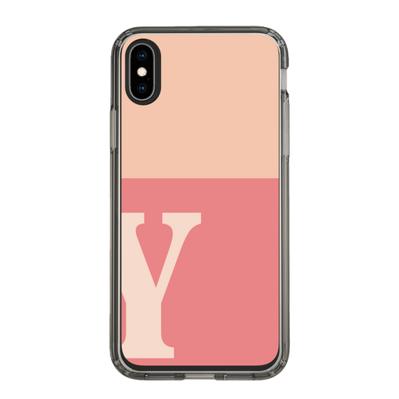 Slim Protection Case［ Original - initial two tone - Y pink ］