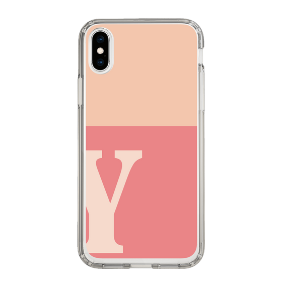 Slim Protection Case［ Original - initial two tone - Y pink ］