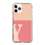 Slim Protection Case［ Original - initial two tone - Y pink ］