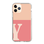 Slim Protection Case［ Original - initial two tone - Y pink ］