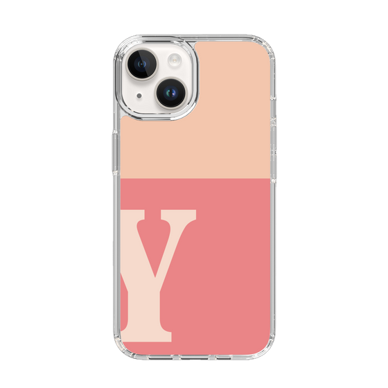 Slim Protection Case［ Original - initial two tone - Y pink ］