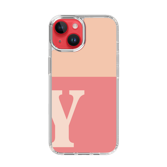 Slim Protection Case［ Original - initial two tone - Y pink ］