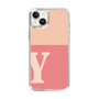 Slim Protection Case［ Original - initial two tone - Y pink ］