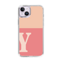 Slim Protection Case［ Original - initial two tone - Y pink ］
