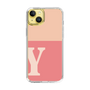 Slim Protection Case［ Original - initial two tone - Y pink ］