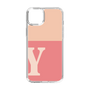 Slim Protection Case［ Original - initial two tone - Y pink ］