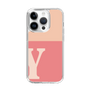 Slim Protection Case［ Original - initial two tone - Y pink ］