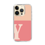 Slim Protection Case［ Original - initial two tone - Y pink ］