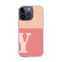 Slim Protection Case［ Original - initial two tone - Y pink ］