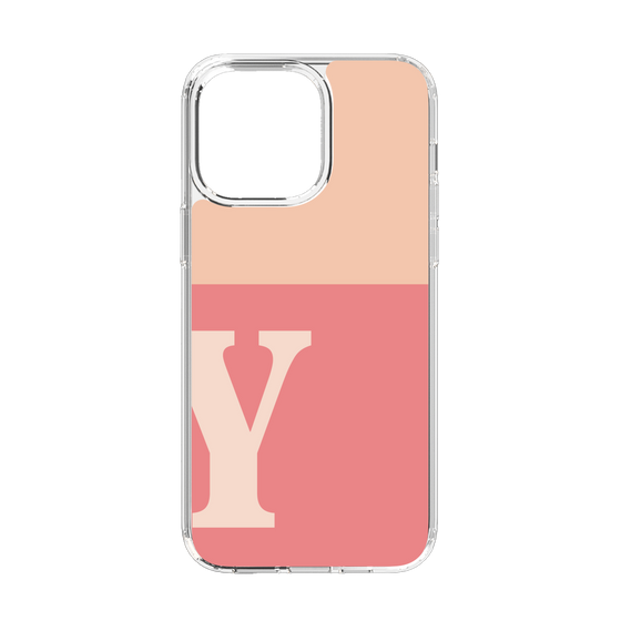 Slim Protection Case［ Original - initial two tone - Y pink ］