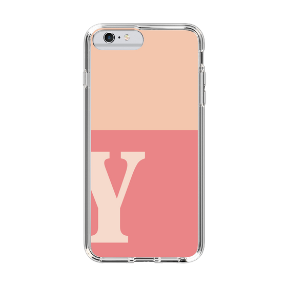 Slim Protection Case［ Original - initial two tone - Y pink ］