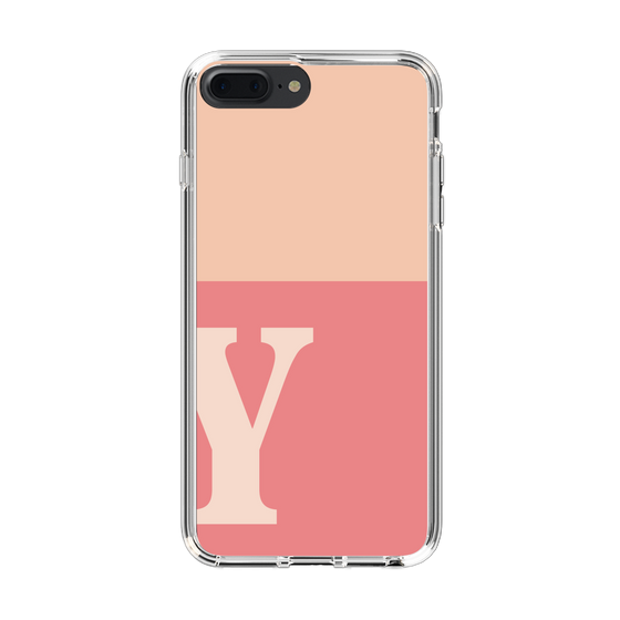 Slim Protection Case［ Original - initial two tone - Y pink ］