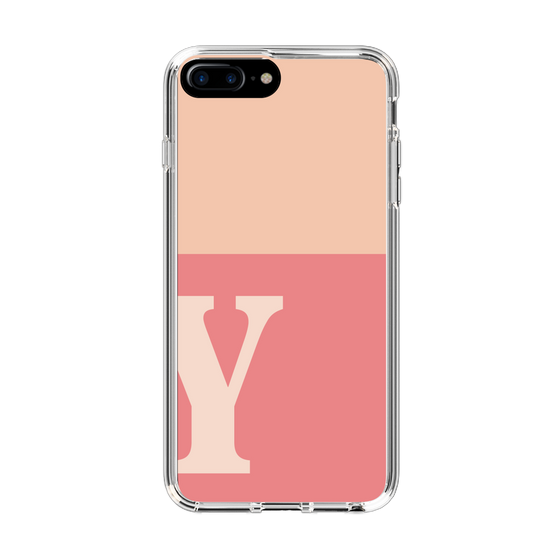 Slim Protection Case［ Original - initial two tone - Y pink ］