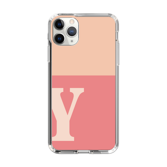 Slim Protection Case［ Original - initial two tone - Y pink ］