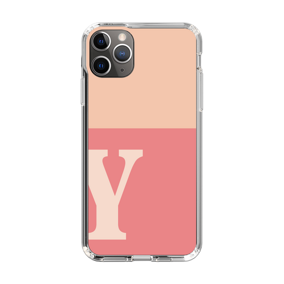 Slim Protection Case［ Original - initial two tone - Y pink ］