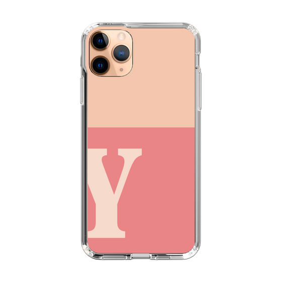 Slim Protection Case［ Original - initial two tone - Y pink ］