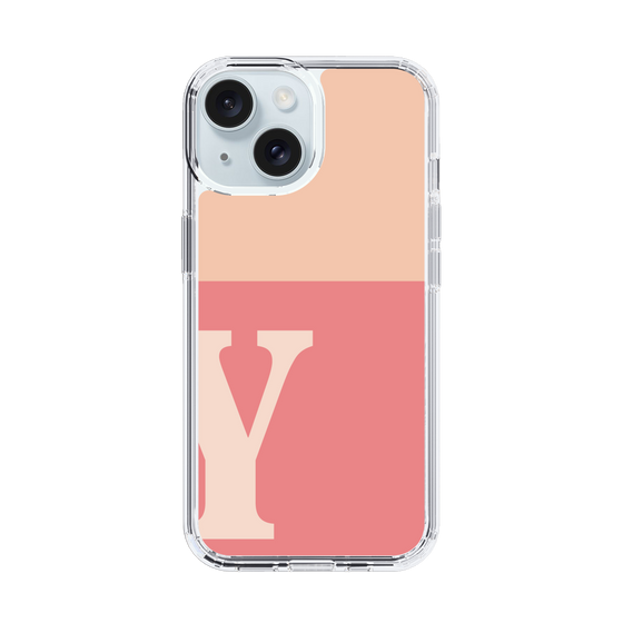 Slim Protection Case［ Original - initial two tone - Y pink ］