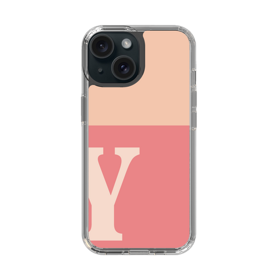 Slim Protection Case［ Original - initial two tone - Y pink ］