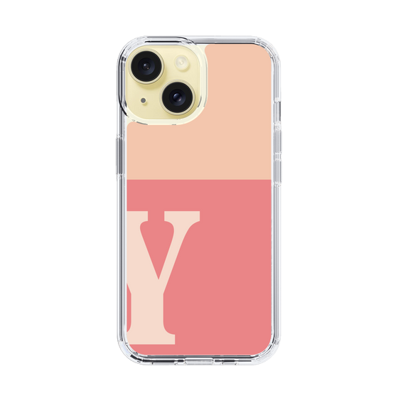 Slim Protection Case［ Original - initial two tone - Y pink ］