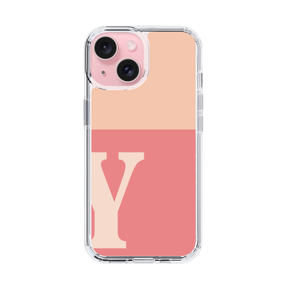 Slim Protection Case［ Original - initial two tone - Y pink ］