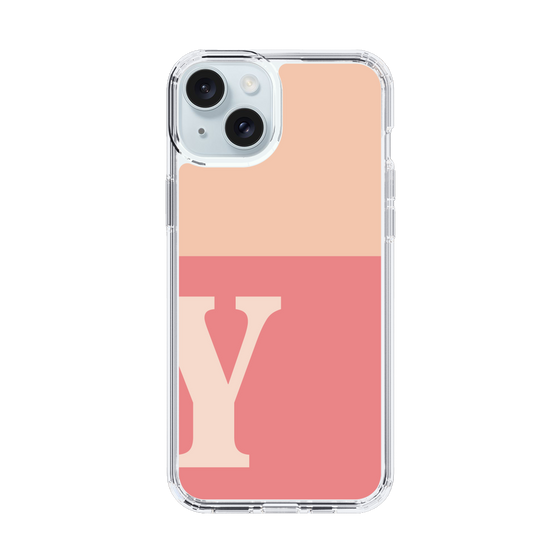 Slim Protection Case［ Original - initial two tone - Y pink ］
