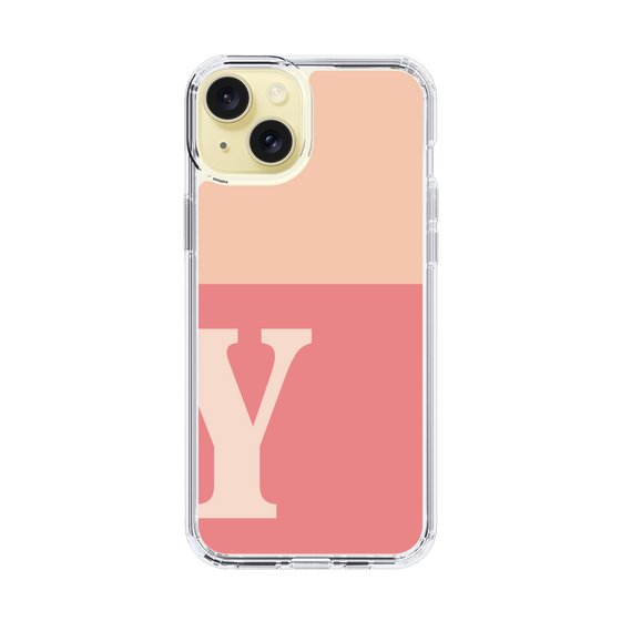 Slim Protection Case［ Original - initial two tone - Y pink ］