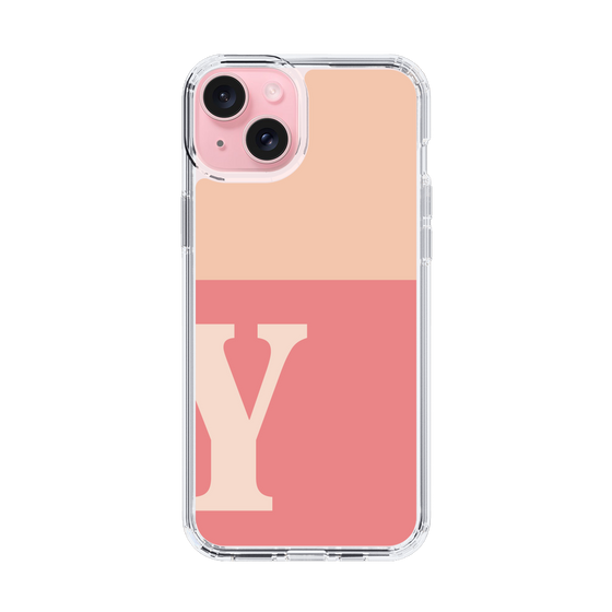 Slim Protection Case［ Original - initial two tone - Y pink ］
