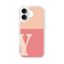 Slim Protection Case［ オリジナル - initial two tone - Y pink ］