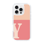 Slim Protection Case［ オリジナル - initial two tone - Y pink ］