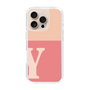 Slim Protection Case［ オリジナル - initial two tone - Y pink ］