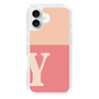 Slim Protection Case［ オリジナル - initial two tone - Y pink ］