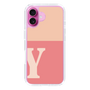 Slim Protection Case［ オリジナル - initial two tone - Y pink ］