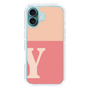 Slim Protection Case［ オリジナル - initial two tone - Y pink ］
