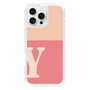 Slim Protection Case［ オリジナル - initial two tone - Y pink ］