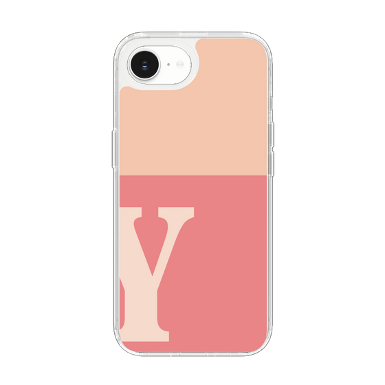 Slim Protection Case［ Original - initial two tone - Y pink ］