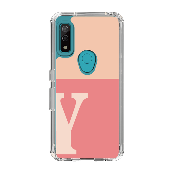 Slim Protection Case［ Original - initial two tone - Y pink ］